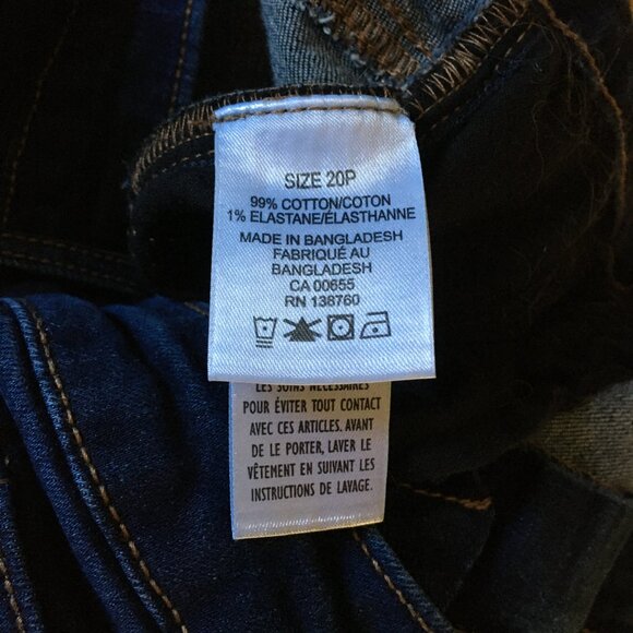 D/C Jeans Dark Navy Blue Women's Jeans 20P - Picture 7 of 12